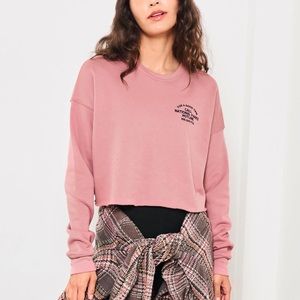 Cropped Crew Pullover